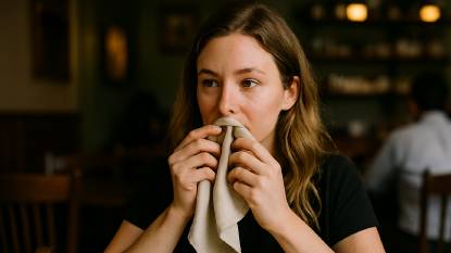 how to use a napkin