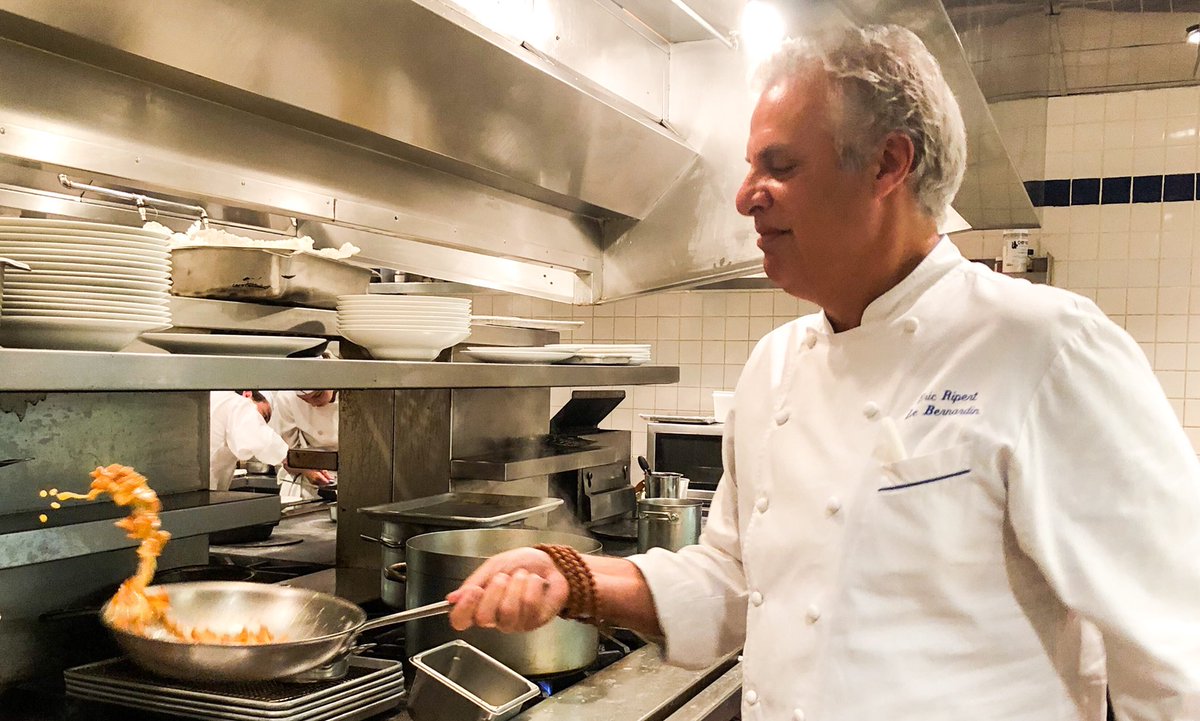 Chef Eric Ripert In The Kitchen