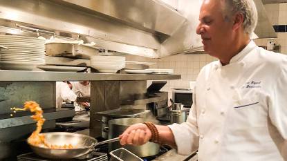Chef Eric Ripert In The Kitchen
