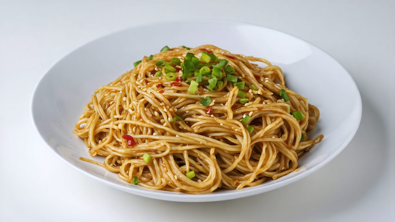 A plate of Noodles