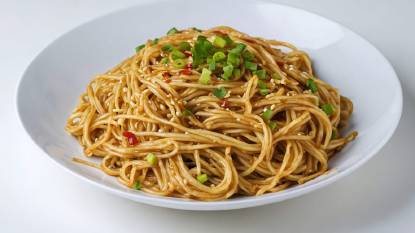 A plate of Noodles